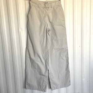 NY KHAKIS High-Rise WIDE LEG Tan Trousers Womens 4